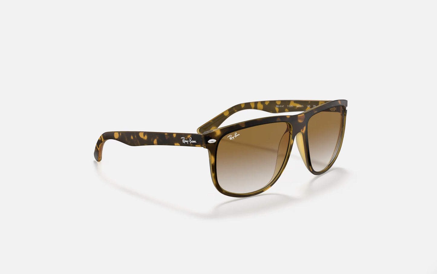 RAY-BAN BOYFRIEND SUNGLASSES LT HAVANA w/ BRWN