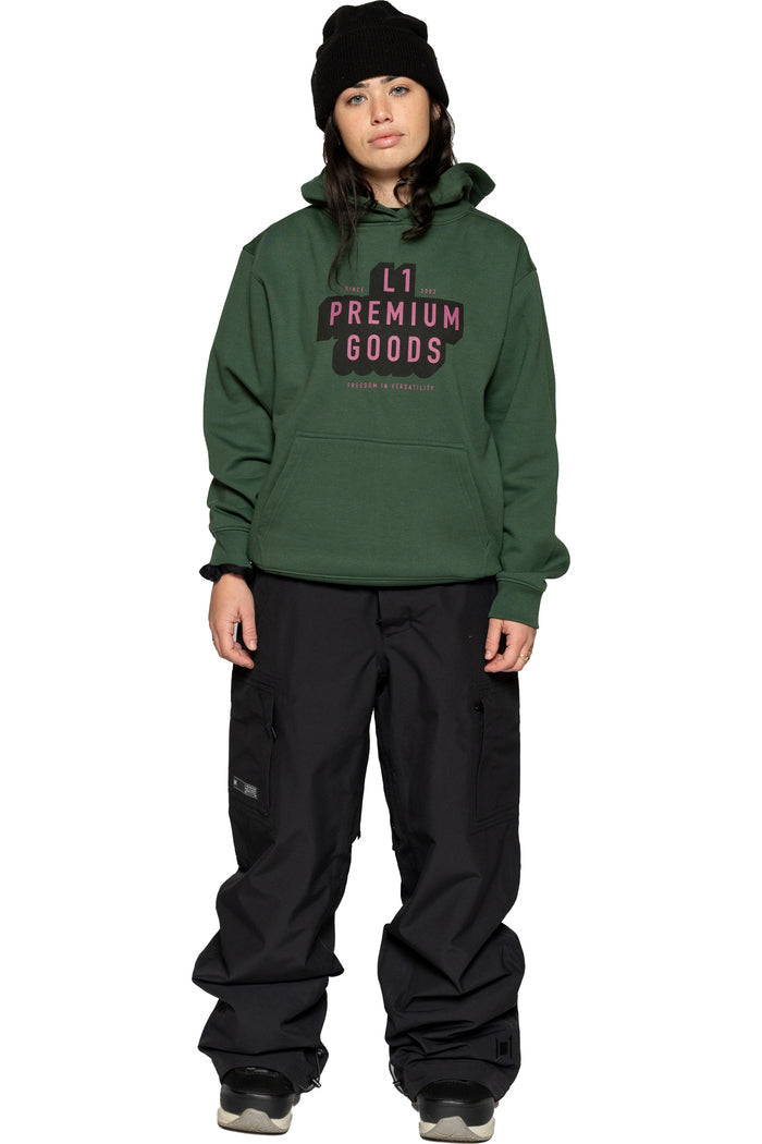 2026 L1 WMNS FAIRFEILD CARGO SNOW PANTS BLACK XS
