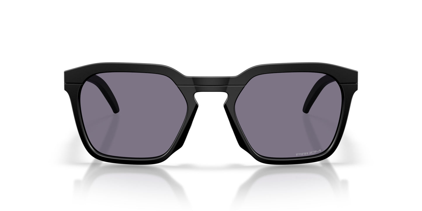 OAKLEY HSTN SQ MATTE BLACK SUNGLASSES w/ PRIZM GREY