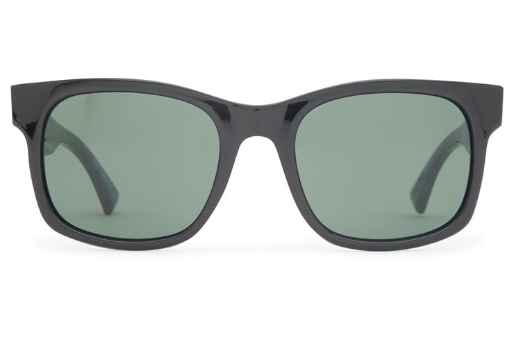 VONZIPPER BAYOU BLACK GLOSS SUNGLASSES w/ VNTG GRY LENS