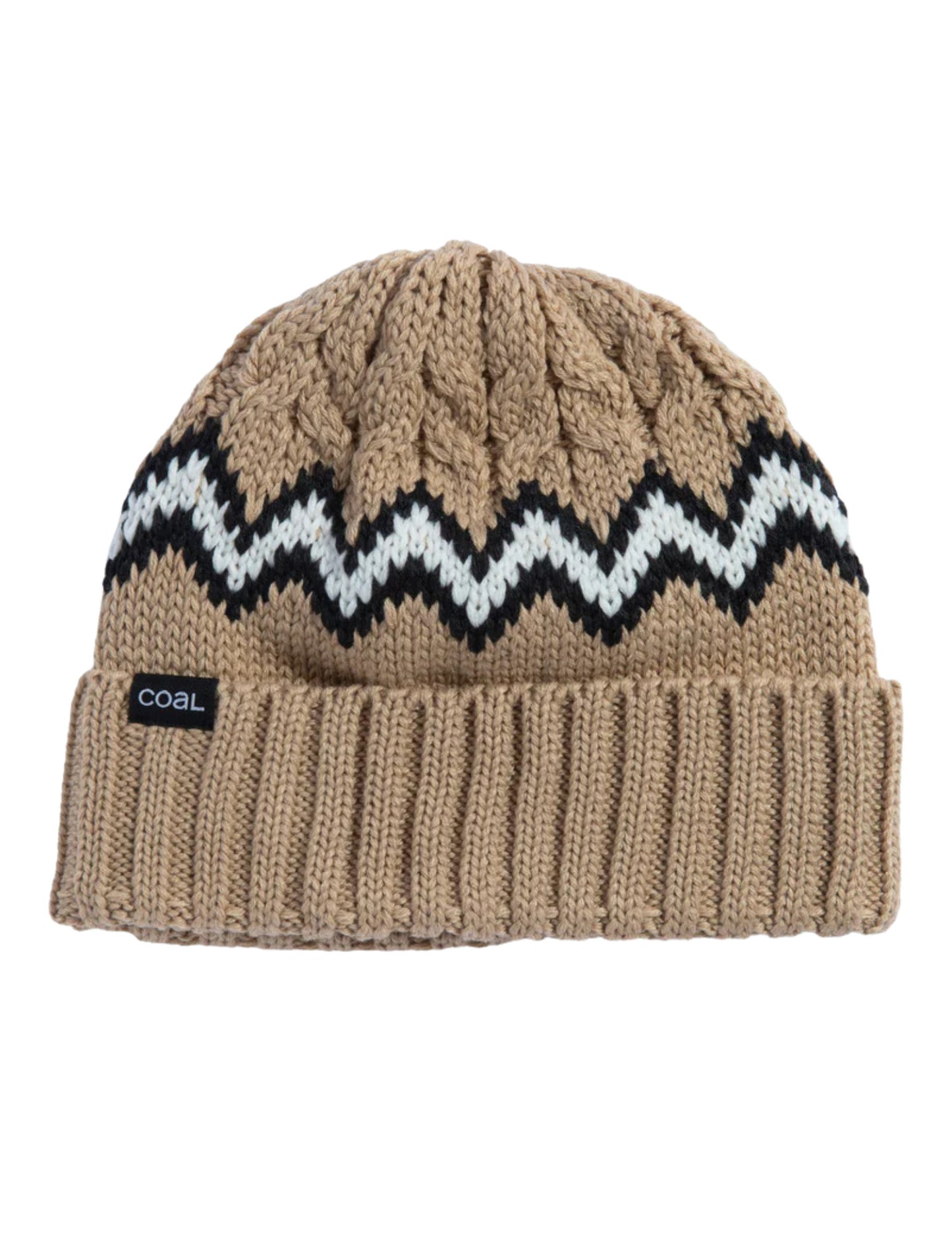 2025 COAL MEADOWS BEANIE KHAKI / BLACK