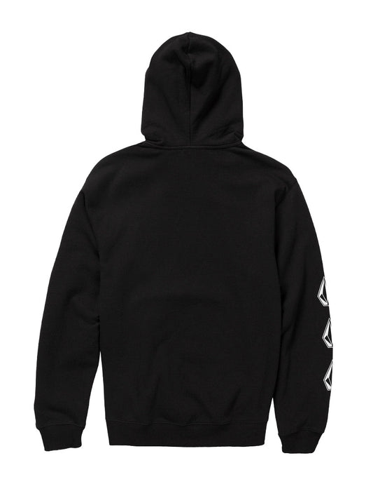 VOLCOM MENS ICONIC STONE PO HOODY SP23 BLK