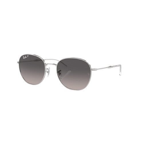 RAY-BAN RB3809 SUNGLASSES SILVER w/ GREY GRAD PLR