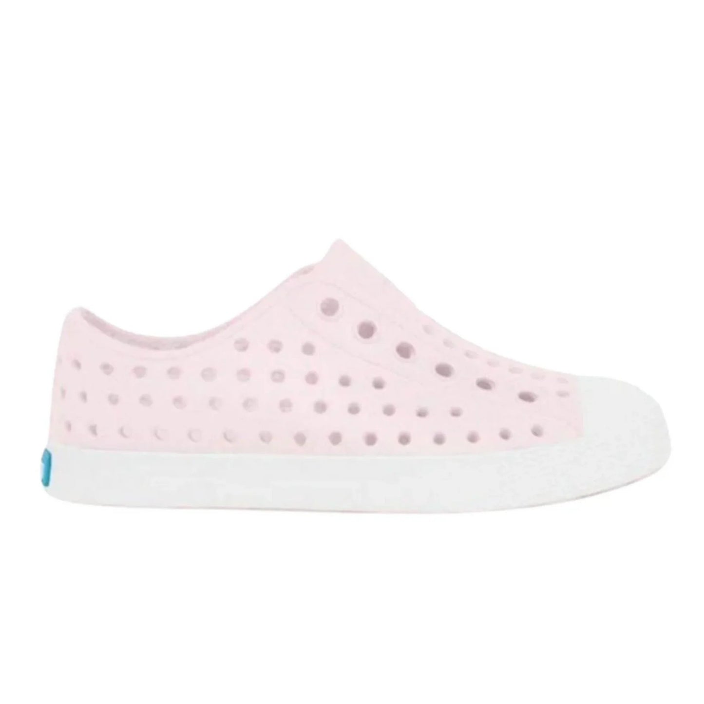 NATIVE JEFFERSON YOUTH SHOE SP22 MILK PINK/SHELL WHITE