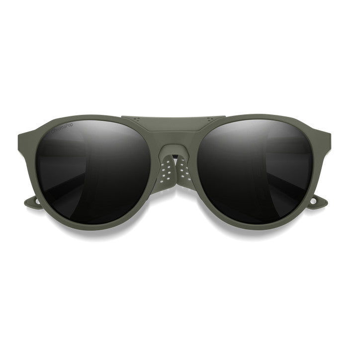 SMITH VENTURE MATTE MOSS SUNGLASSES w/PC CP PLR BLK
