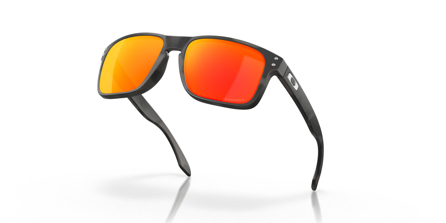 OAKLEY HOLBROOK MATTE BLK CAMO SUNGLASSES w/PRIZM RUBY