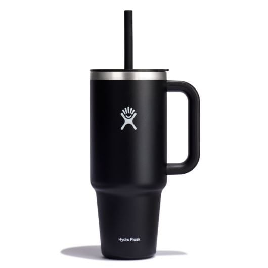 HYDRO FLASK 40OZ ALL ROUND TRAVEL TUMBLER SU25 BLACK