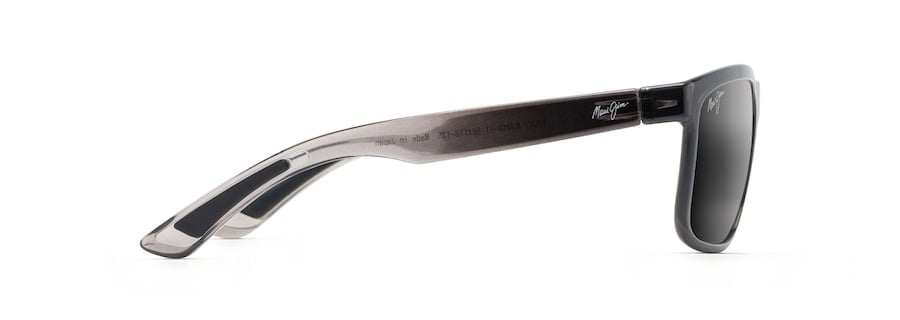MAUI JIM HUELO TRANS GREY SUNGLASSES w/ GRY PLR LENS