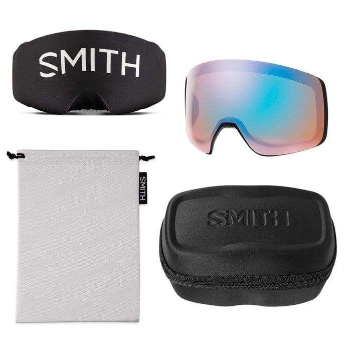 2026 SMITH 4D MAG GGL BLK W/ CP EVRDY BLU MRR + CP STRM BLU SNSR MRR