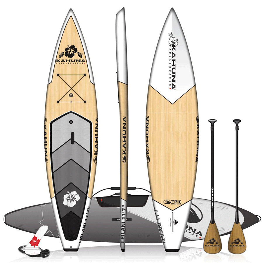 2022 KAHUNA  LEILANI BAMBOO 11'7 SUP PACKAGE