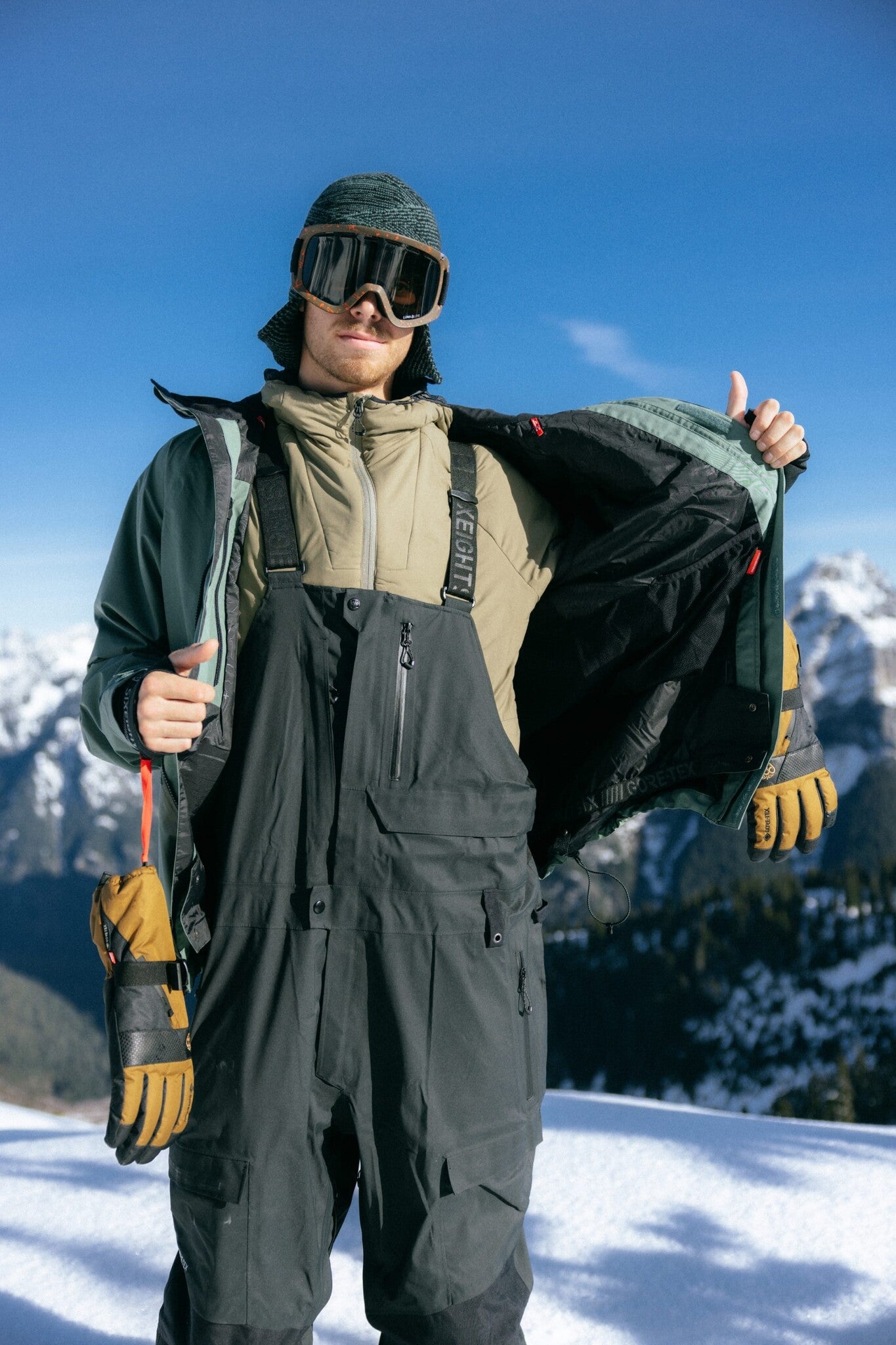 2025 686 GORE-TEX STRETCH DISPATCH BIB PANT BLK