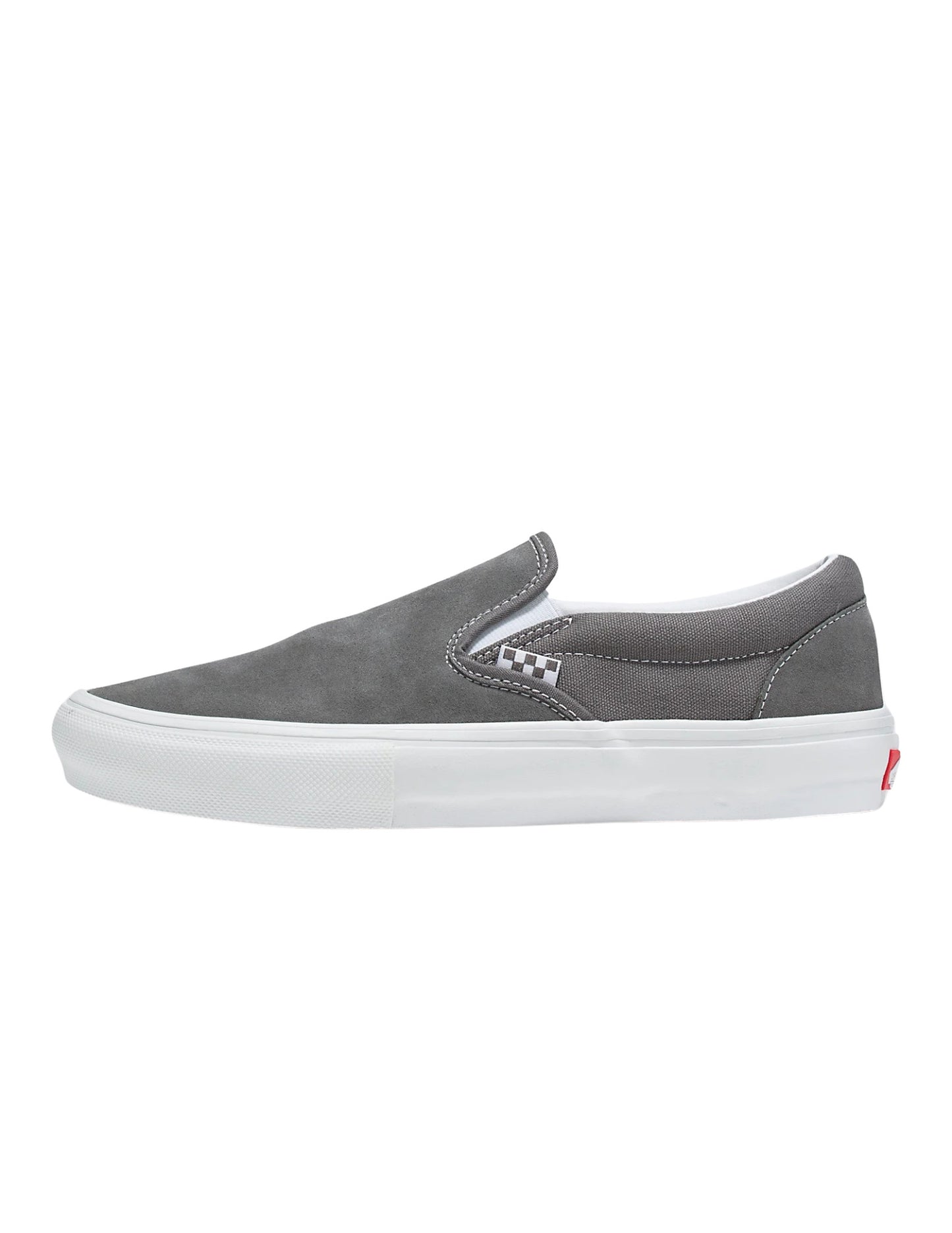 VANS MENS SKATE SLIP-ON SHOE FA23 (195) PEWTER/TRUE WHT