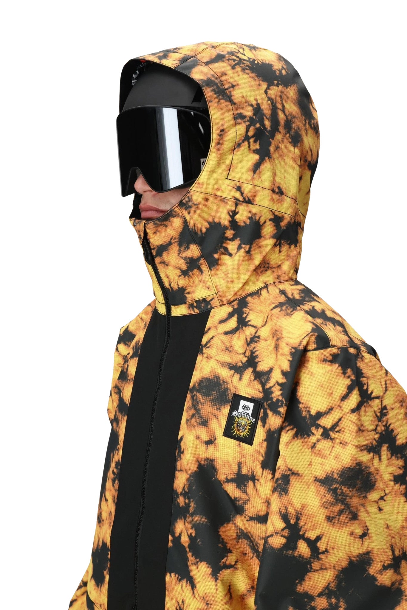 2026 686 x SUBLIME ANORAK JACKET ORANGE TIE DIE