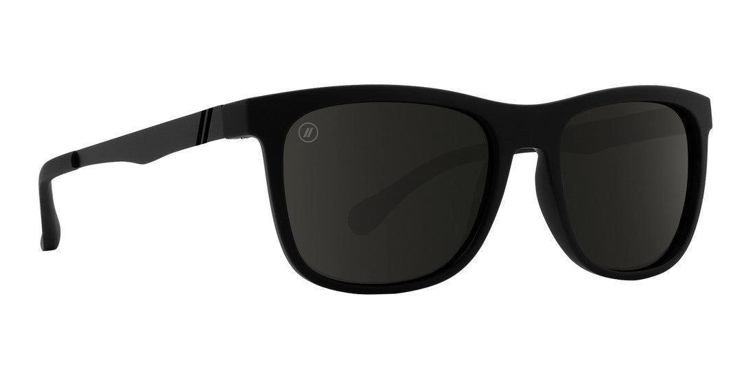 BLENDERS CHARTER DAY CRUISER BLACK SUNGLASSES w/ GREY PLR LENS