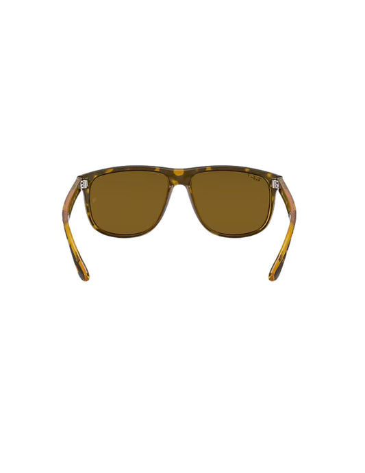 RAY-BAN BOYFRIEND SUNGLASSES LIGHT HAVANA w/ CRYSTAL BROWN POLAR