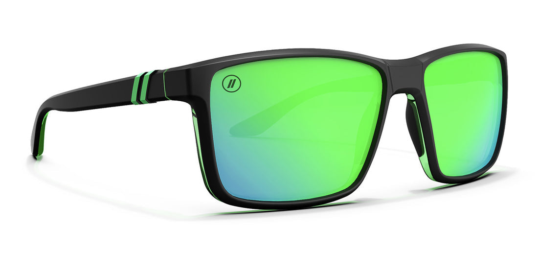 BLENDERS MESA SUNGLASSES ALPINE MOON w/ BLACK / GREEN POLAR