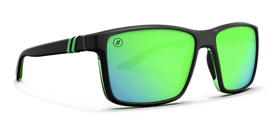 BLENDERS MESA SUNGLASSES ALPINE MOON w/ BLACK / GREEN POLAR