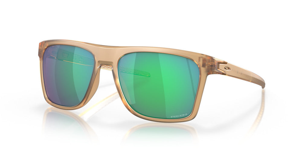 OAKLEY LEFFINGWELL MATTE SEPIA SUNGLASSES w/ PRIZM JADE LENS