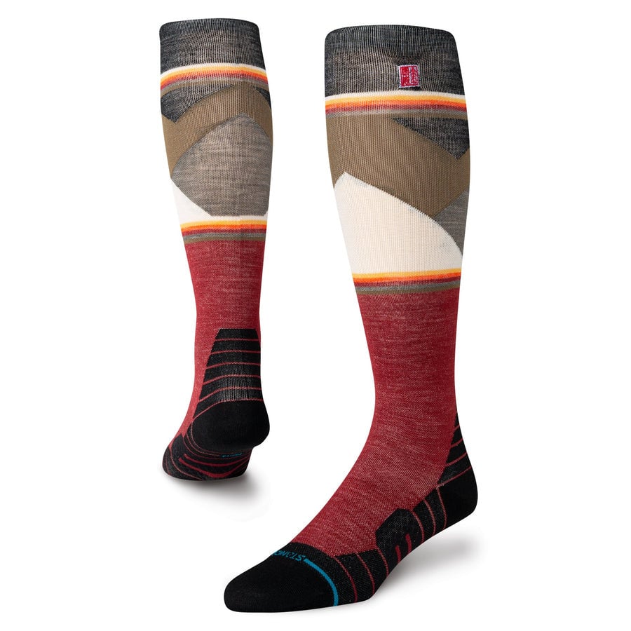 2025 STANCE ATPA JIMMY CHIN UL WOOL SNOW SOCKS RED