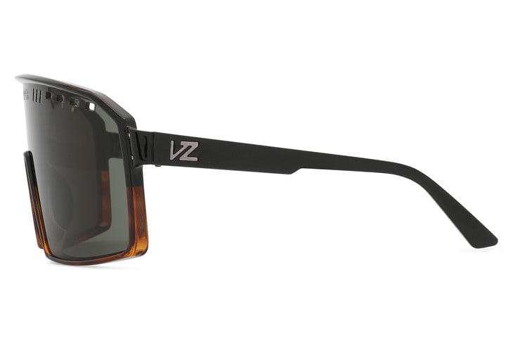 VONZIPPER SUPER RAD HARDLINE BLACK TORT SUNGLASSES w/ VINTAGE GREY LENS