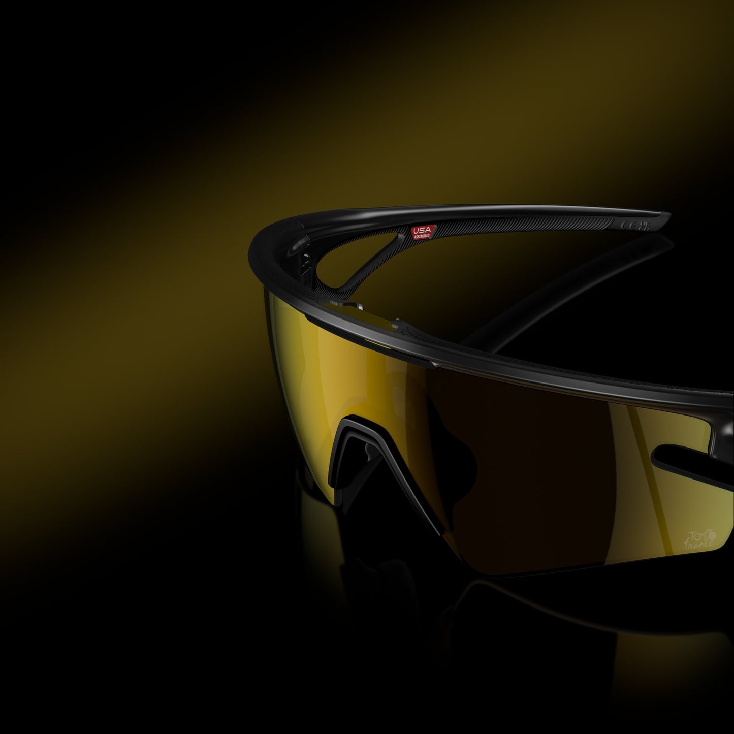 OAKLEY SPHAERA SLASH TDF MATTE BLACK w/ PRIZM 25K PLR LENS