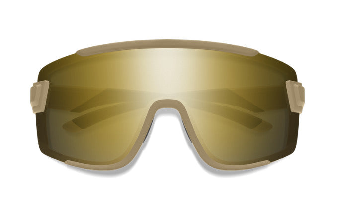 SMITH WILDCAT MATTE SAFARI SUNGLASSES w/ CP BLK GLD