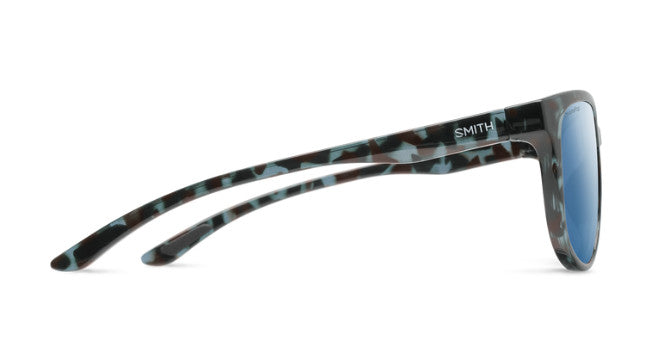 SMITH LAKE SHASTA SKY TORT SUNGLASSES w/ CP BLUE MIR PLR