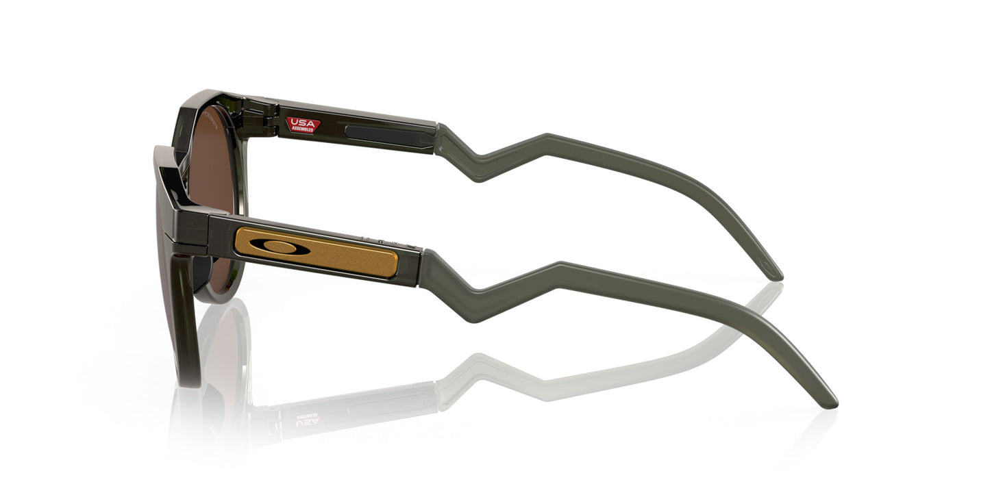 PLX OAKLEY HSTN OLIVE INK SUNGLASSES w/ PRIZM TUNG PLR LENS