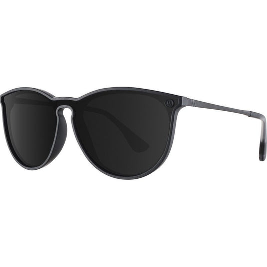 BLENDERS NORTH PARK X2 LEGEND BOUND SUNGLASSES SATIN BLACK w/ SMOKE PLR LENS