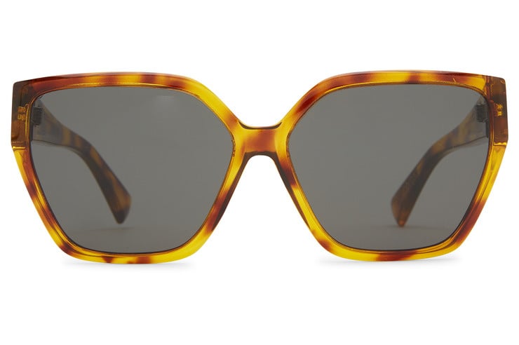 VONZIPPER OVERTURE SPOTTED TORT SUNGLASSES w/ WLD VNTG GRY PLR LENS