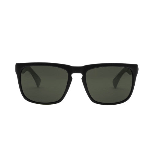 ELECTRIC KNOXVILLE GLOSS BLACK SUNGLASSES w/ GRY PLR LENS