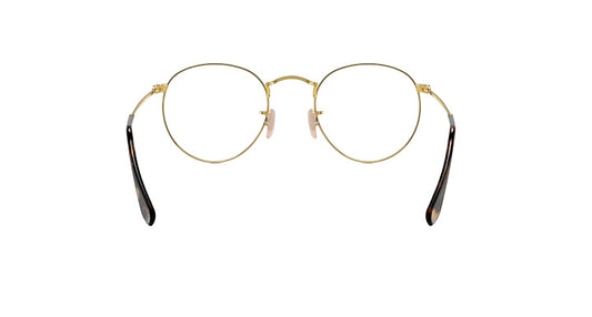 PLX RAY-BAN ROUND METAL SUNGLASSES ARISTA w/ POLAR CLEAR