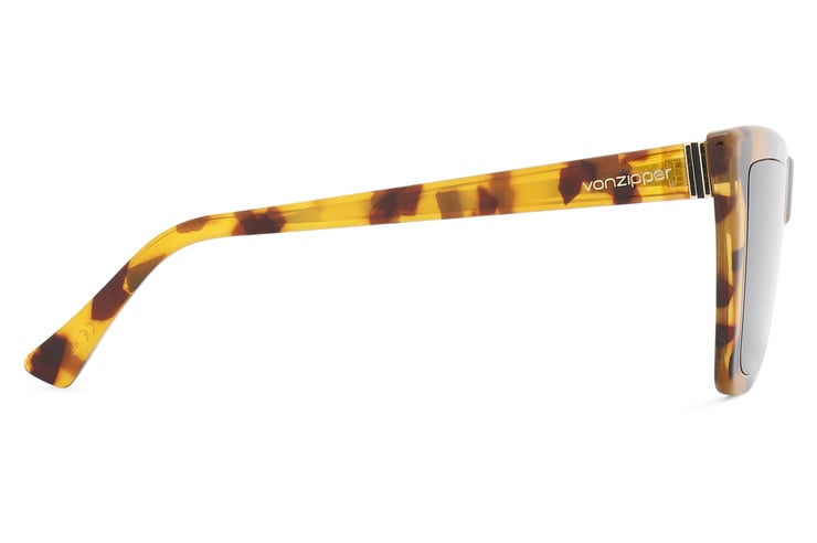 VONZIPPER STILETTA SPOTTED TORT SUNGLASSES w/ BRONZE LENS
