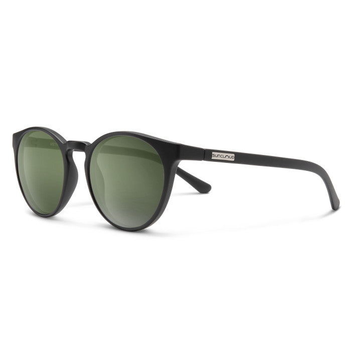 SUNCLOUD METRIC MATTE BLACK SUNGLASSES w/ GRY PLR LENS