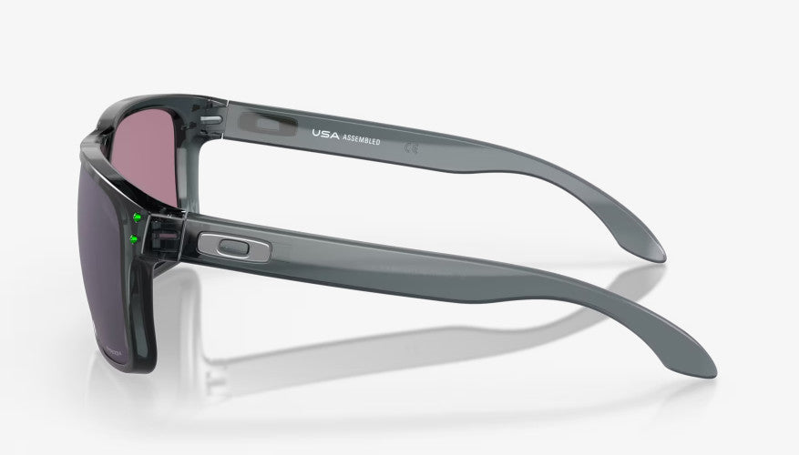 OAKLEY HOLBROOK XL CRYSTAL BLACK SUNGLASSES w/PRIZM JADE
