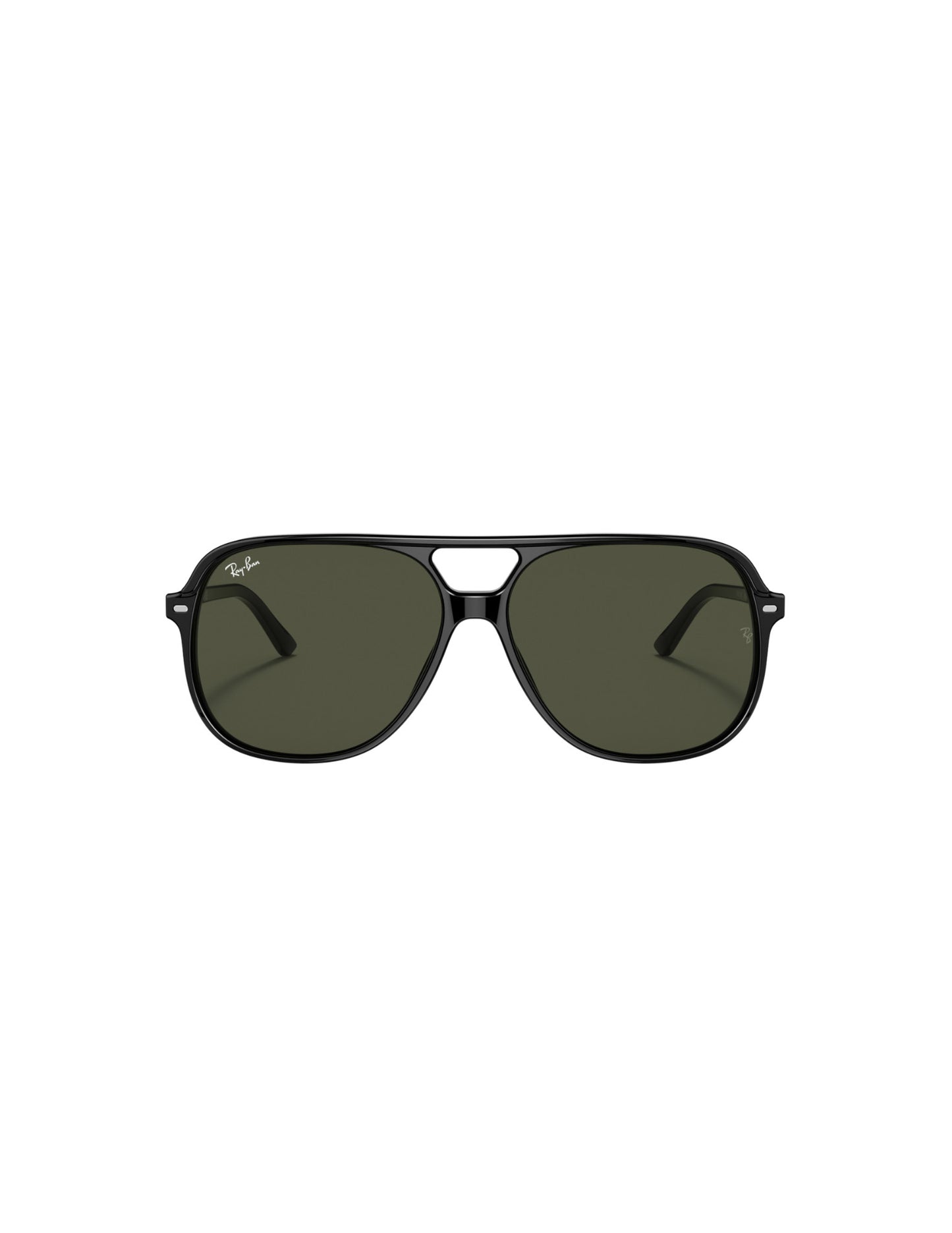 RAY-BAN BILL SUNGLASSES BLACK w/ GREEN