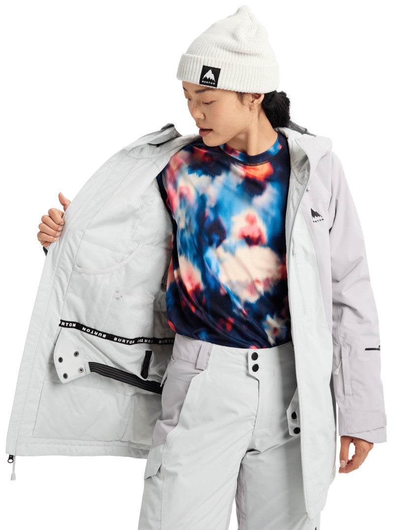 2026 BURTON WMNS RESERVE 2L INS JACKET WSH LVNDR/GRY CLD
