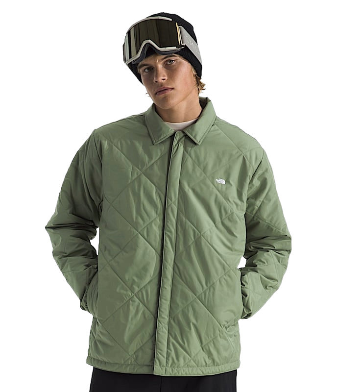 2026 TNF MENS AFTERBURNER INSULATED LS FLANNEL BARK MIS