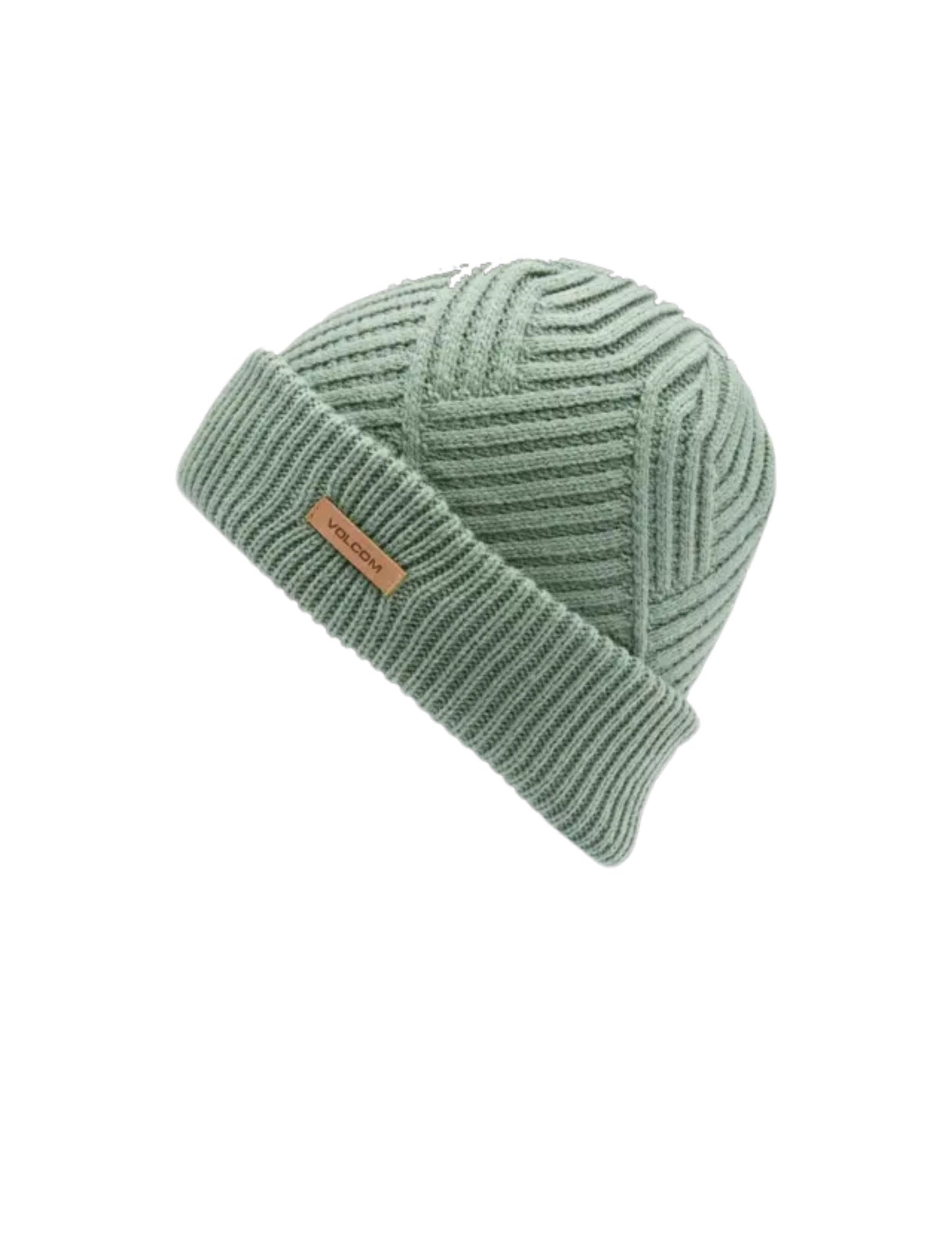 2025 VOLCOM WMNS STONE KNIT BEANIE LCH GRN