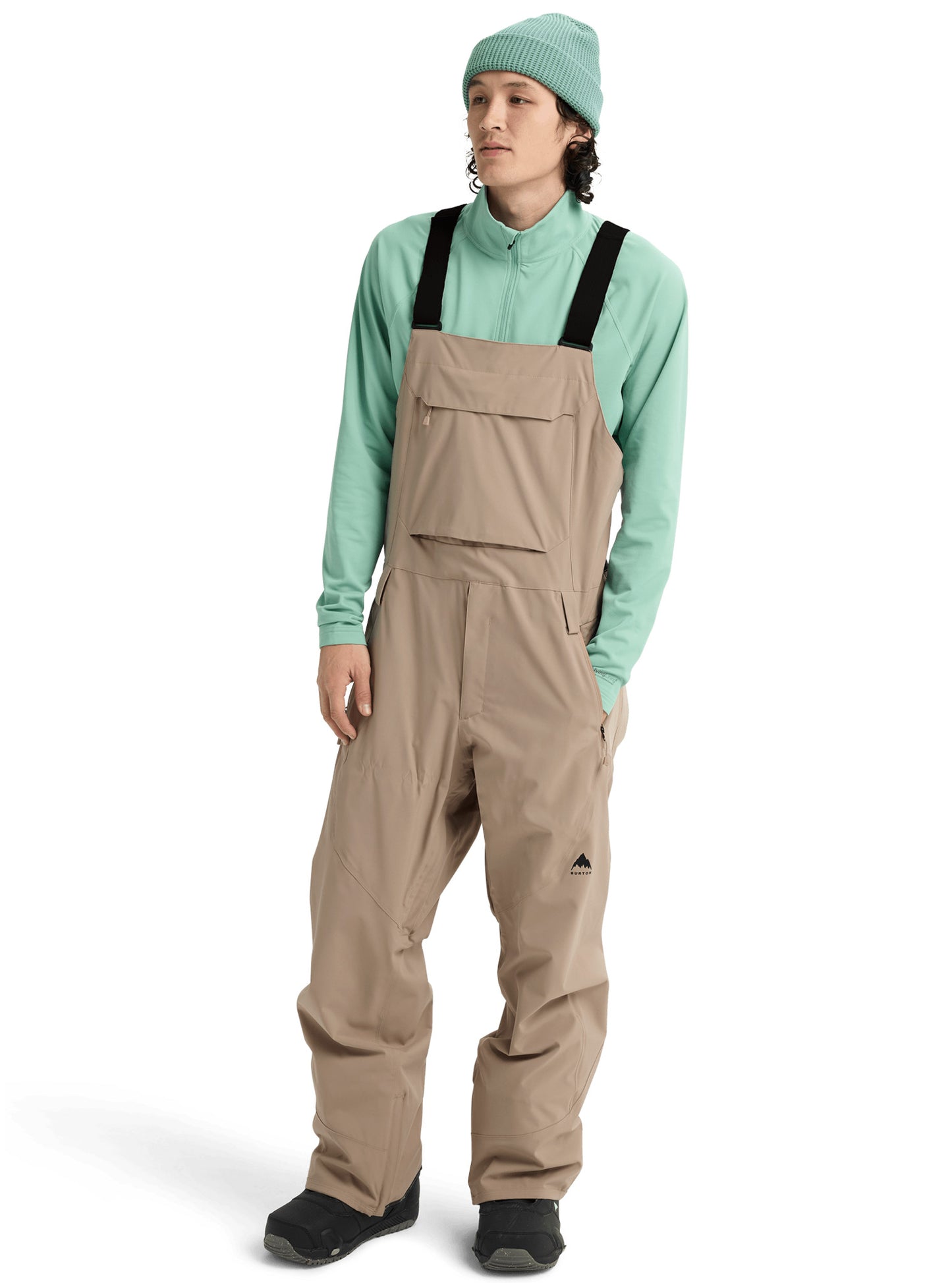 2026 BURTON RESERVE 2L STRETCH BIB PANTS SUMMIT TAUPE