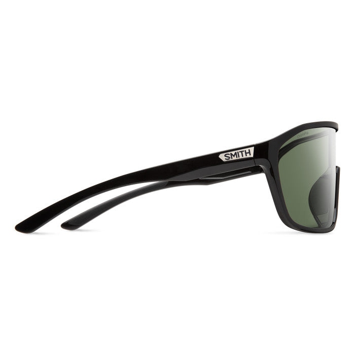 SMITH BOOMTOWN BLACK SUNGLASSES W/CP PLR GRY GRN