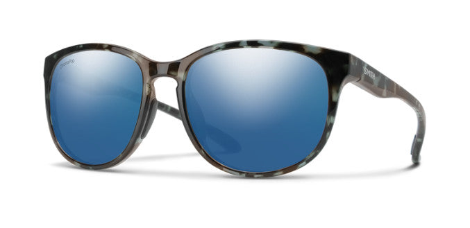 SMITH LAKE SHASTA SKY TORT SUNGLASSES w/ CP BLUE MIR PLR
