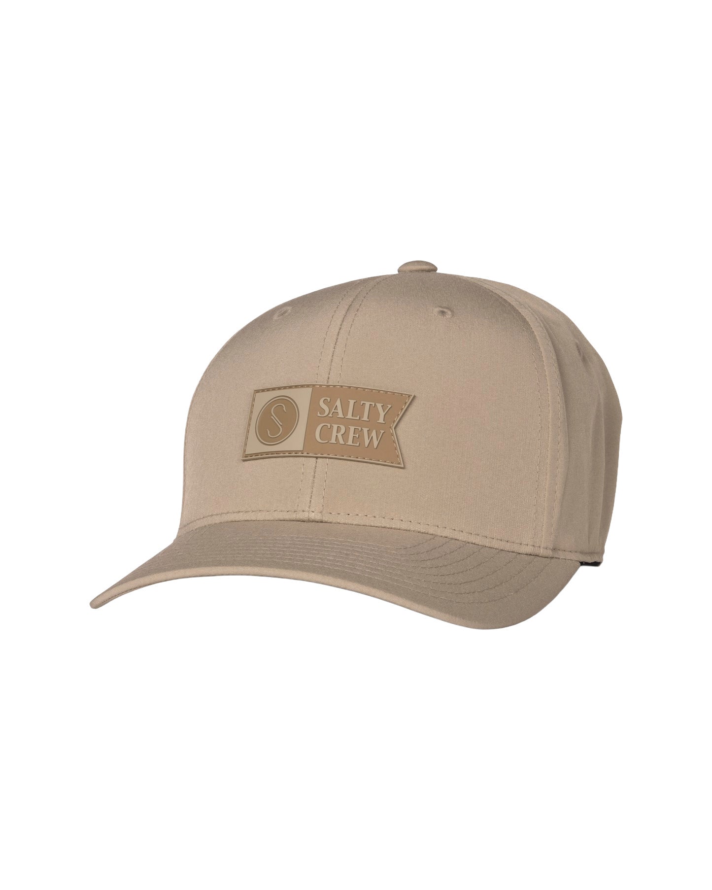 SALTY CREW MENS APEX 6 PANEL FLEXFIT SP26 KHAKI