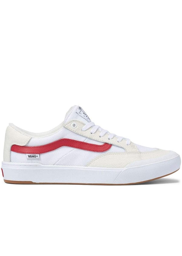 VANS MENS BERLE SHOES FA21 WHITE/CHILLIPEPPER