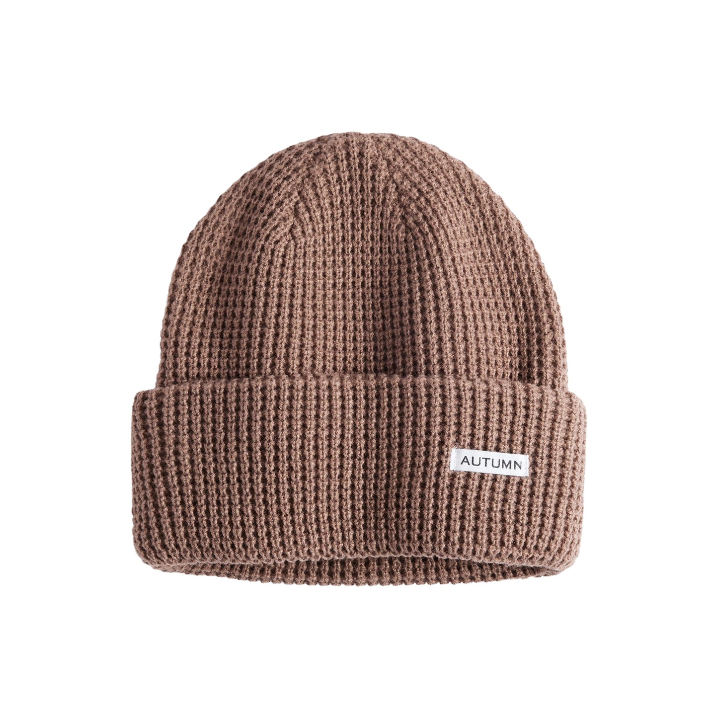 2026 AUTUMN WAFFLE BEANIE DUSTY MAUVE