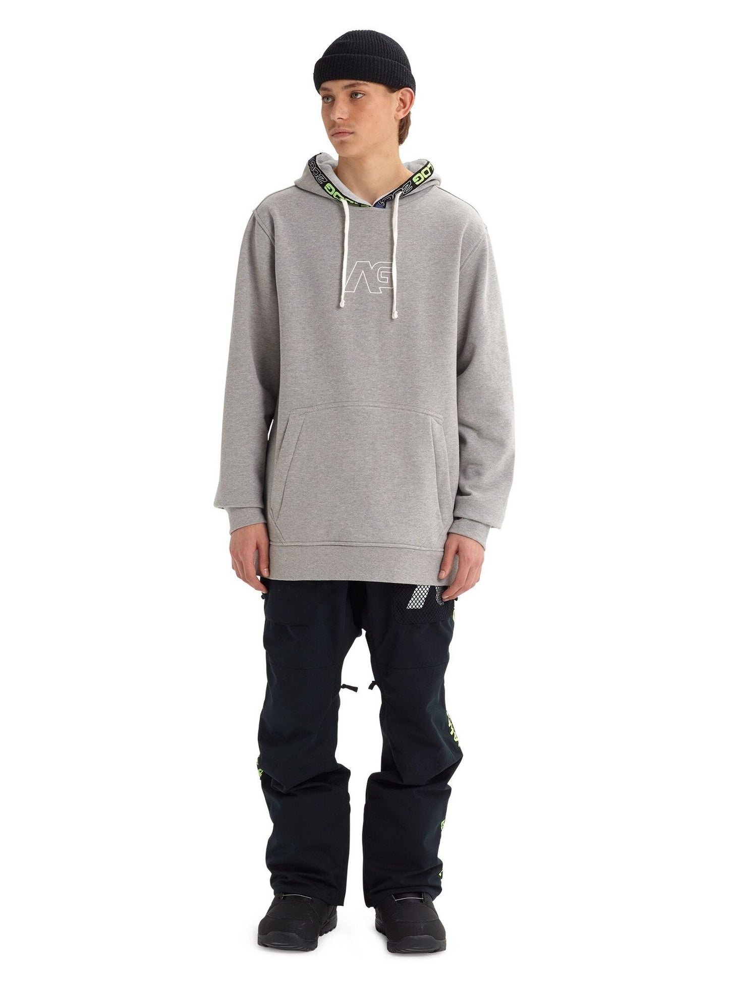 ONEKP 2020 ANALOG MENS CRUX PULLOVER HOODY GREY HEATHER