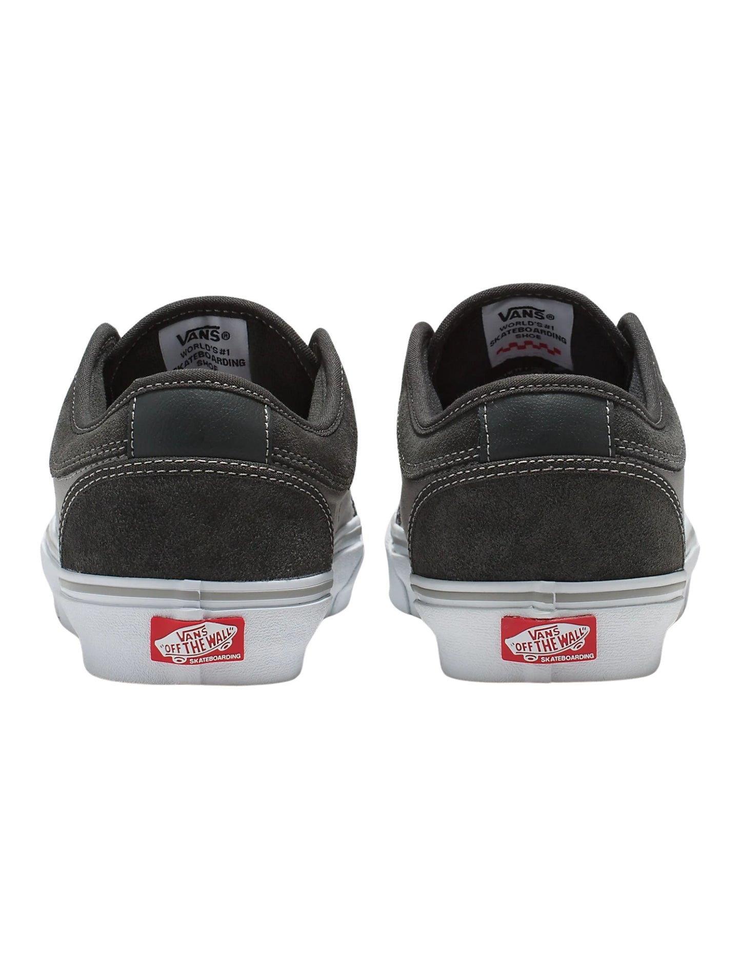 VANS MENS SKATE CHUKKA LOW SHOE SP23 DARK GREY/WHITE