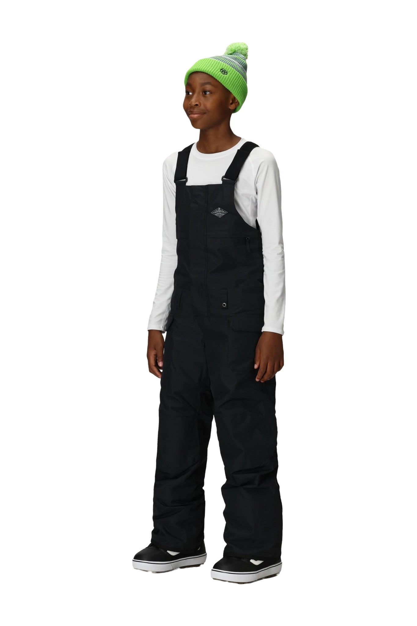 2026 686 BOYS FRONTIER INS BIB BLACK