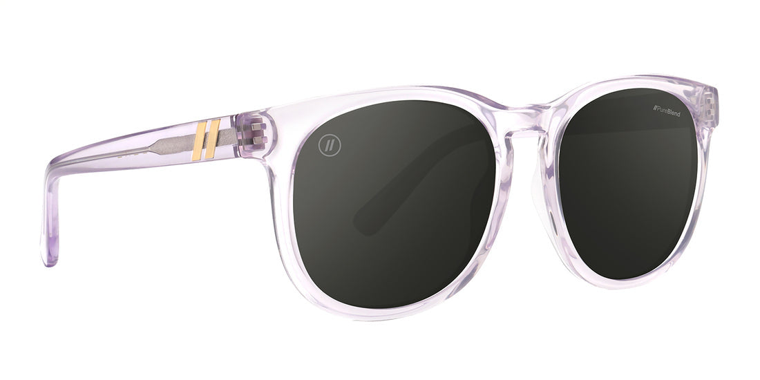 BLENDERS H SERIES X2/S SUNGLASSES LAVENDER SPARK w/ GLOSS CRYSTAL LAVENDER / SMOKE PC POL