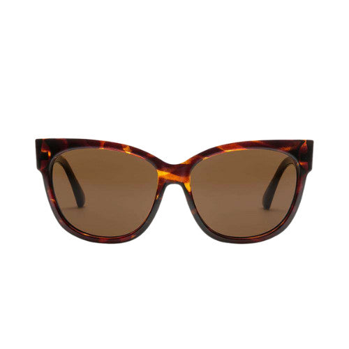 ELECTRIC DANGER CAT GLOSS TORT SUNGLASSES w/ BRNZ PLR LENS